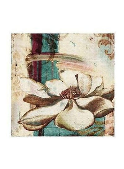 Buy Decorative Wall Art White/Brown/Blue 15x15cm in Egypt