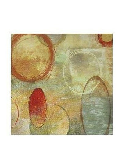 Buy Decorative Wall Painting Beige/Red/Green 15x15cm in Egypt