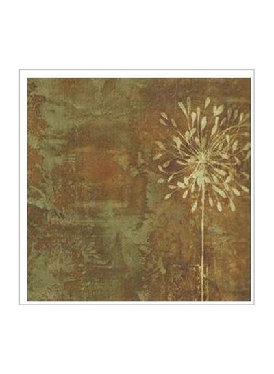 Buy Decorative Wall Poster Green/Brown/Gold 50x50cm in Egypt