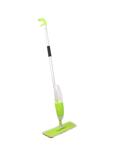 Buy Spray Mop With Microfiber Cleaning Cloth Green 125x40x15centimeter in Saudi Arabia