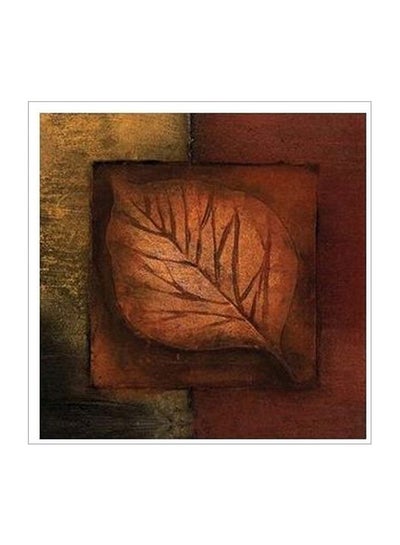 Buy Decorative Wall Painting Brown/Gold 15×15cm in Egypt