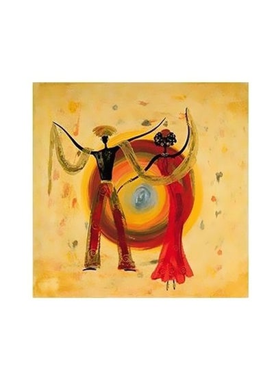 Buy Decorative Wall Poster Multicolour 32x32cm in Egypt