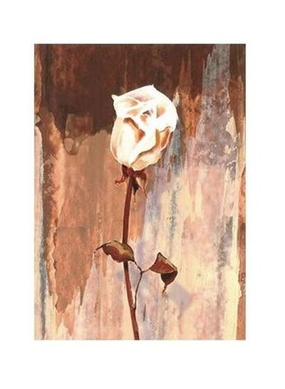 Buy Decorative Wall Poster Beige/White/Brown 24x18cm in Egypt