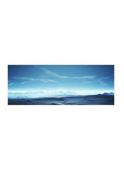 Buy Decorative Wall Poster Blue/White 30x99cm in Egypt