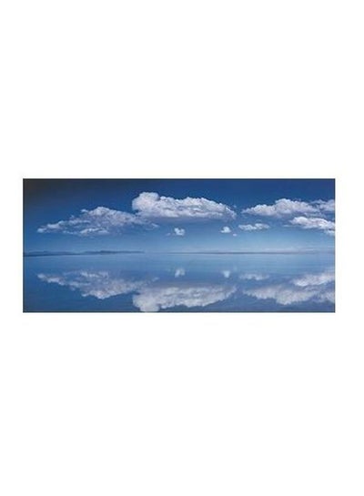 Buy Decorative Wall Poster Blue/White 30x99cm in Egypt