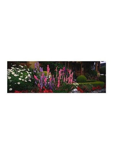 Buy Decorative Wall Poster Pink/Purple/Green 13x45cm in Egypt