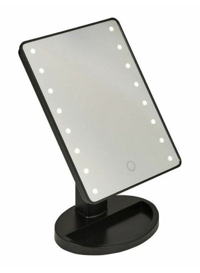 Buy Touch Screen Desktop Led Makeup Mirror Black in Egypt