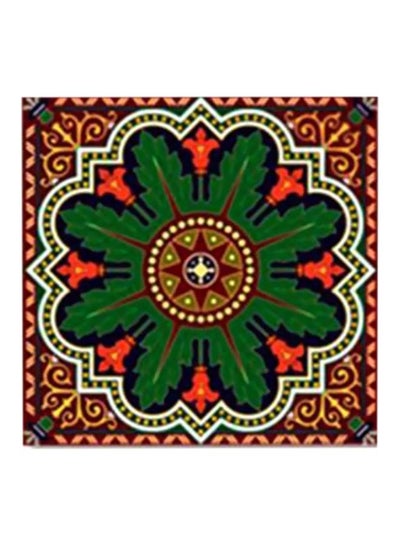 Buy Decorative Wall Poster With Frame Multicolour 34x34cm in Egypt