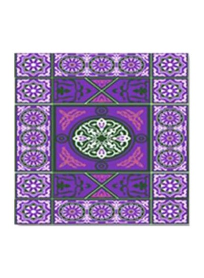 اشتري ستيكر فني لتزيين الحائط مع إطار Purple/White/Black 16x16 سنتيمتر في مصر