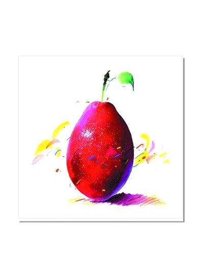 Buy Decorative Wall Painting With Frame White/Red/Purple 24x24cm in Egypt