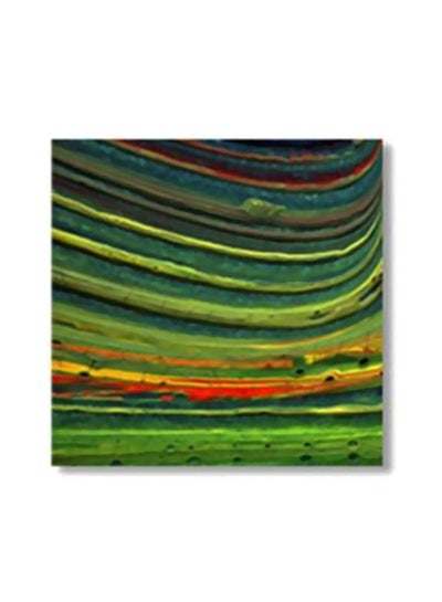 Buy Decorative Wall Art With Frame Green/Red/Yellow 15x15cm in Egypt