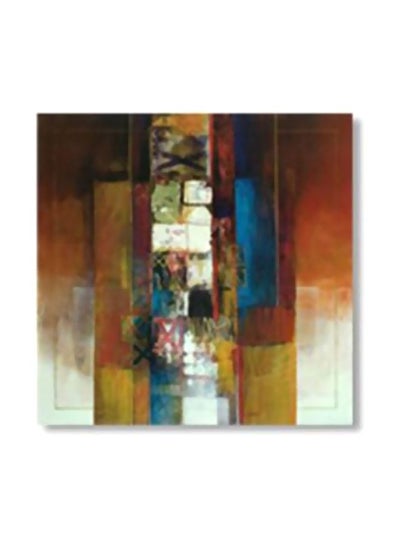 Buy Decorative Wall Art With Frame Multicolour 30x30cm in Egypt