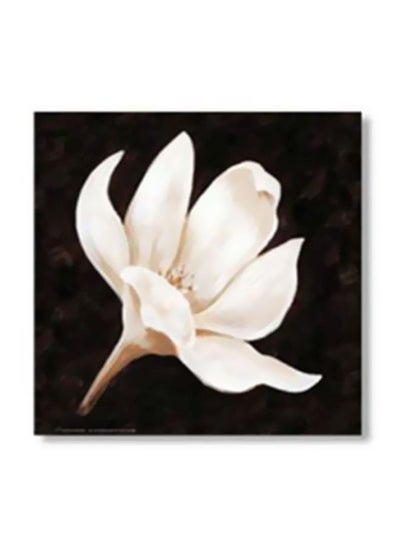 Buy Decorative Wall Poster With Frame Black/White 20x20cm in Egypt