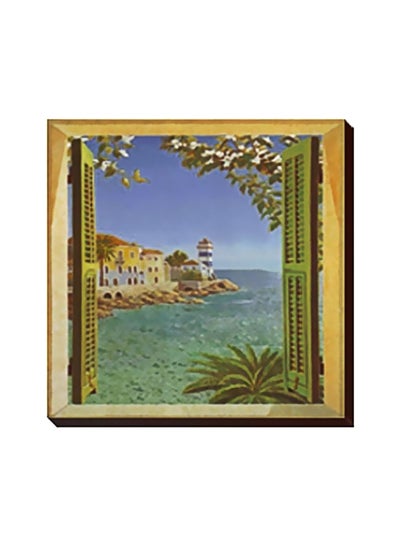 Buy Decorative Wall Poster With Frame Multicolour 47x47cm in Egypt