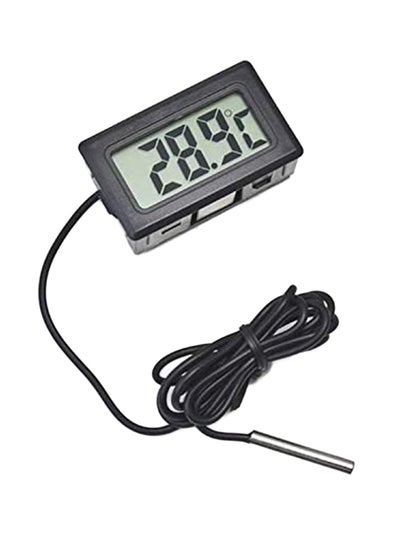 Buy Digital Refrigerator Thermometer With LCD Display Black in Saudi Arabia