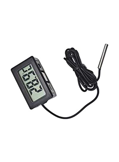 Buy Digital Refrigerator Thermometer With LCD Display Black in UAE