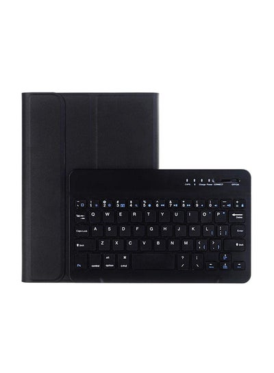 اشتري Detachable Bluetooth Wireless Keyboard With Smart Case Protection For Apple iPad Air 2/6 Pro أسود في الامارات