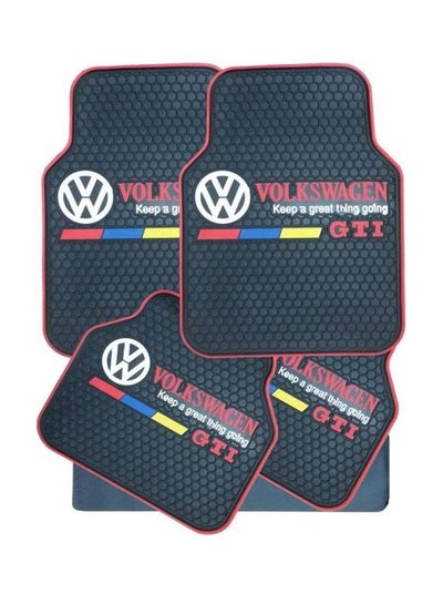 Buy 5-Piece Car Foot Mat For Volkswagen in Egypt