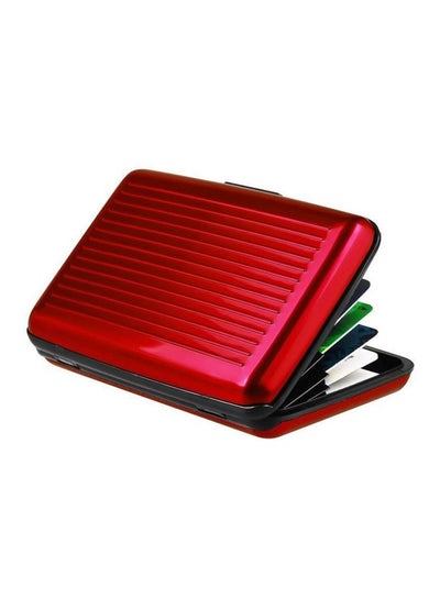 Buy Waterproof Business Card Holder Red in UAE