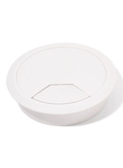 Buy Cable Hole Cover For Table White 9 X 9 X 2centimeter in UAE