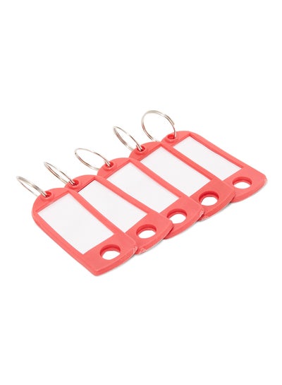 اشتري 5 Piece Heavy Duty Plastic Key Label Set أحمر 15 X 10 X 1سنتيمتر في الامارات