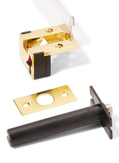 اشتري Concealed Security Door Chain Guard Gold/Black 13 X 6 X 2 سنتيمتر في الامارات