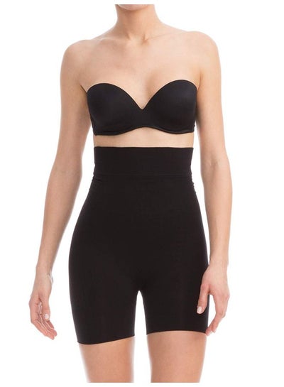 High-waisted Mid-thigh Shapewear Black price in UAE