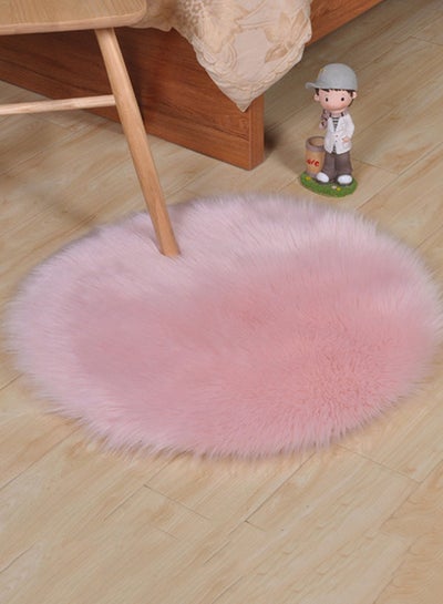 Buy Anti-Slip Bathroom Mat Pink Small in Saudi Arabia