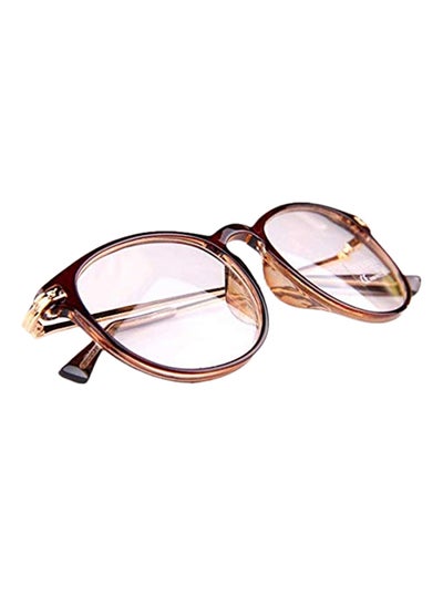 Buy unisex Fashion Retro Oval Eyeglasses in UAE