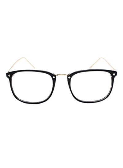 Buy unisex Flat Mirror Oversized Oval Eyeglasses in UAE