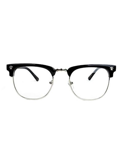 Buy Half Frame Radiation Proof Clubmaster Eyeglasses in UAE