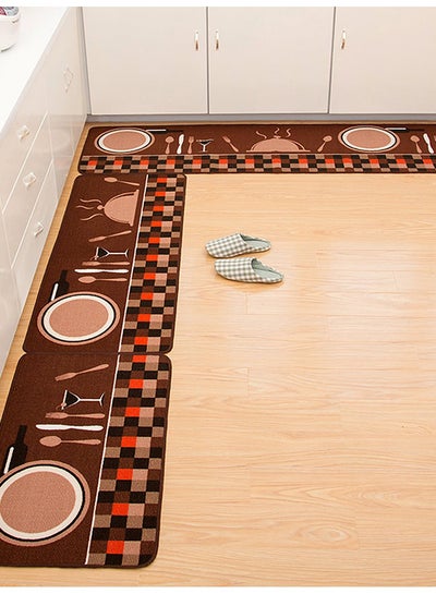 Buy Kitchen Floor Mat Multicolour 40x60centimeter in Saudi Arabia