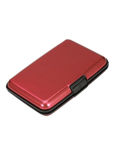 اشتري Waterproof ID Card Wallet Holder Case Red في الامارات