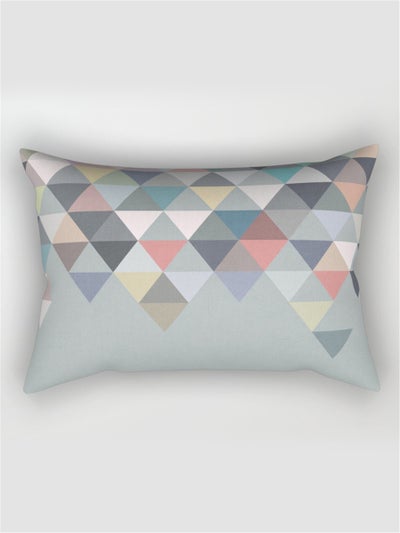 اشتري Geometric Pattern Double Sided Pillow Multicolour 40x60 centimeter في الامارات