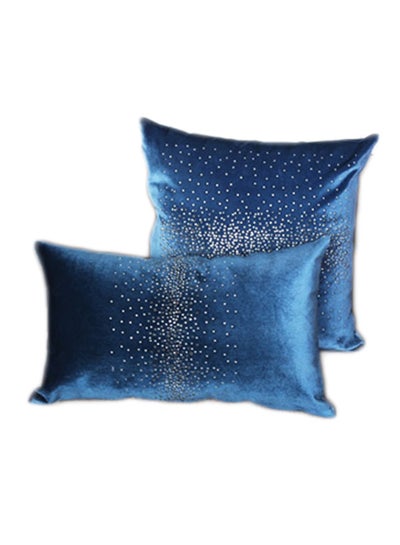 Buy Vintage Bling Luxurious Soft Pillowcase acrylic Blue 30x50cm in UAE