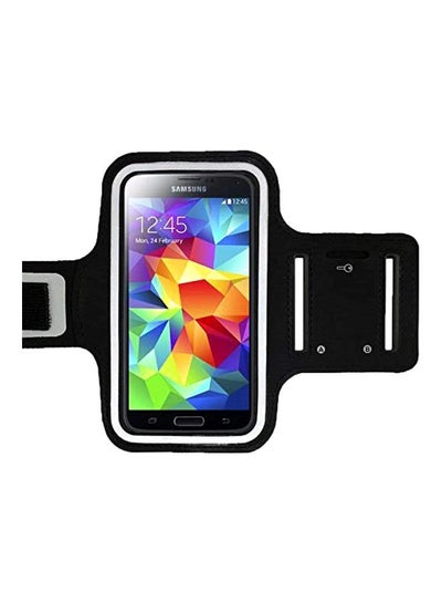 اشتري Protective Armband Case For Apple iPhone 6 And Samsung S5 أسود / شفاف في الامارات