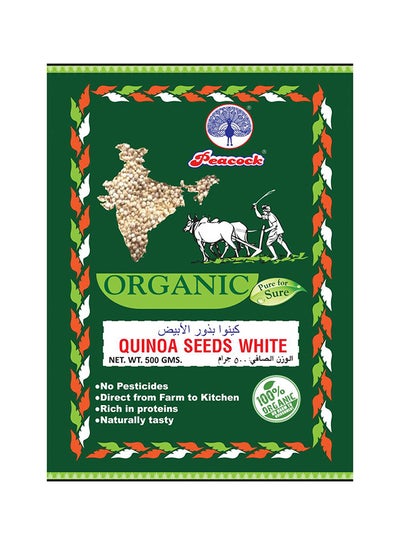 Buy Organic Quinoa Seeds White 500grams in UAE