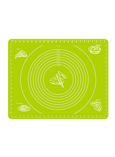 Buy Silicone Baking Mat Green/White 50x40cm in Egypt