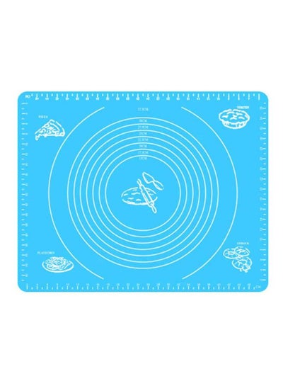 Buy Silicone Baking Mat Blue/White 50x40cm in Egypt