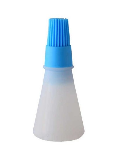 Buy Silicone Oil Bottle Brush Blue/White 12x5x5cm in Egypt