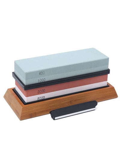 Buy Grit Premium Whetstone Cut Sharpening Stone Multicolour in Saudi Arabia