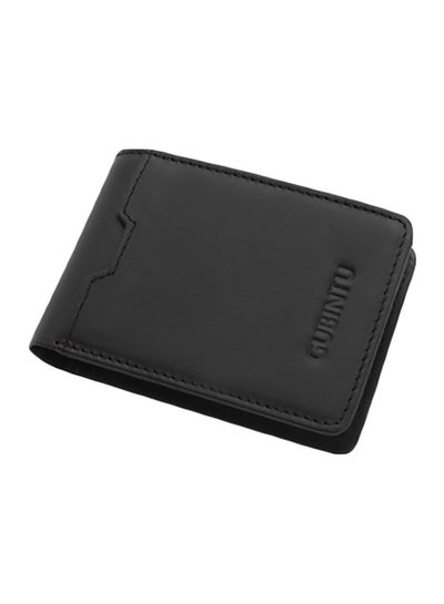 Buy Leather Mini Wallet Black in Saudi Arabia