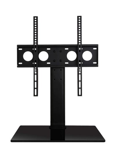 Buy Universal TV Stand/Base Table Top TV Stand 32 to 60 inch TVs, 4 Level Height Adjustable, Heavy Duty Tempered Glass Base,. Black in UAE