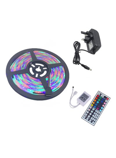 اشتري Waterproof RGB LED Light Strip 24Key Remote Control Black/White في السعودية