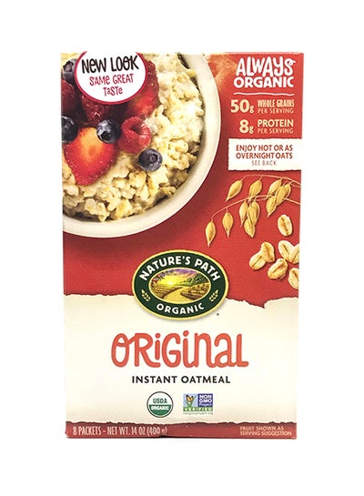 Buy Original Instant Oatmeal 8 Pieces 400grams in UAE