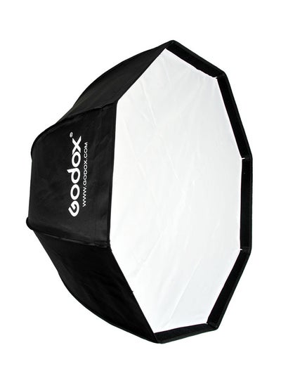 Buy Portable Octagon Umbrella Soft Box 80centimeter White/Black in UAE