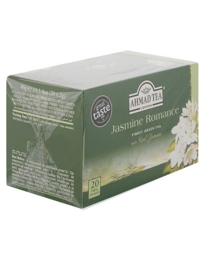 Buy Jasmine Romance Finest Green Tea 2grams Pack of 20 in UAE