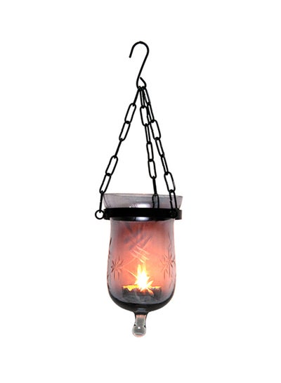 Buy Ramadan Hanging Candle Lamp Lantern Pink 10cm in UAE