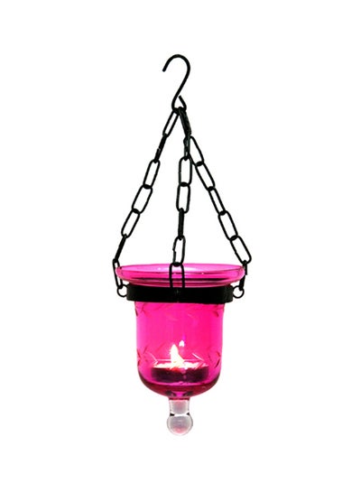 Buy Hanging Candle Lamp Magenta 10centimeter in UAE