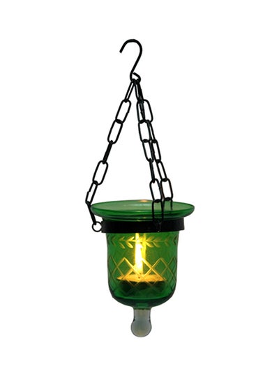 Buy Ramadan Hanging Candle Lantern Lamp Green 10cm in UAE